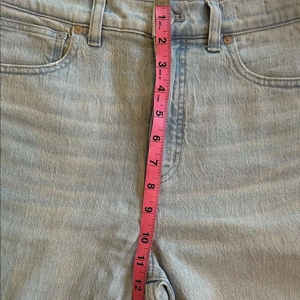 Madewell Light Blue Straight Leg Jeans size 28. - Picture 9 of 10